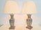 Lámparas de mesa Mid-Century de latón estaño, años 50. Juego de 2, Imagen 24