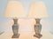 Mid-Century Table Lamps in Pewter Brass, 1950s, Set of 2 24