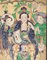 Artista chino, inmortal He Xiangu, siglo XIX, óleo sobre lienzo, enmarcado, Imagen 6