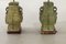 Lampes de Bureau en Bronze Patiné avec Abat-jour en Soie attribuées à William Billy Haines, 1960s, Set de 2 2