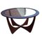 Astro Round Coffee Table with G Plan Helix Legs by Victor Wilkins 3