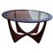 Astro Round Coffee Table with G Plan Helix Legs by Victor Wilkins 6