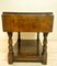 Spanish Drop Leaf Side Table in Elm & Oak, 1930s 11