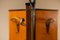 Stained Metal & Teak Coat Rack in the style of Gio Ponti, Italy, 1960s 7