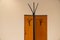 Stained Metal & Teak Coat Rack in the style of Gio Ponti, Italy, 1960s 5