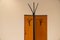 Stained Metal & Teak Coat Rack in the style of Gio Ponti, Italy, 1960s, Image 5