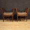 Italian Charles X Benches in Walnut Wood, 1840s, Set of 2, Image 1