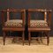 Italian Charles X Benches in Walnut Wood, 1840s, Set of 2, Image 11