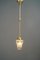 Pendants with Cut Glass Shades, Vienna, 1920s, Set of 4 7