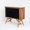 Vintage Bar aus Schilfrohr & Rattan, Frankreich, 1950er 3