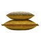 Cojín Major Collection de terciopelo mostaza con flecos de Lo Decor, Imagen 1