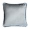 Coussin Major Collection en Velours Bleu Sarcelle avec Franges de Lo Decor 4