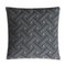 Coussin Major Collection en Velours Bleu Sarcelle avec Franges de Lo Decor 1