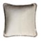 Major Collection Cushion in Beige Velvet with Fringes from Lo Decor, Image 2