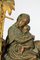 Bronze & Marble Clock Representing a Virgin, a Child and Saint John the Baptist, 1900s 5