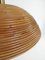 Vintage Rattan and Bamboo Pendant Light, Italy, 1970s, Image 2