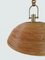 Vintage Rattan and Bamboo Pendant Light, Italy, 1970s 16