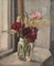 Louis Henri Salzmann, Bouquet de fleurs au bord de la fenêtre, Huile sur Toile, Encadrée 1