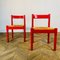 Carimate Esszimmerstühle von Vico Magistretti für Cassina, 1960er, 2er Set 2