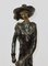 La dama con il levriero Bronzo secondo D. Chiparus, XX secolo, Immagine 3