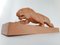 French Art Deco Panther in Terracotta by Rioland, 1920s 8