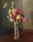Alexis Louis Roche, Bouquet dans son Vase, Oil on Cardboard, Framed 1
