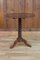 19th Century 3-Foot Pedestal Table with Folding Tray, 1860s 5