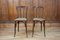 French Cined Wooden Bistro Chairs, Set of 2 2