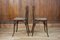 French Cined Wooden Bistro Chairs, Set of 2 4