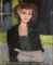 Jean Ducommun, Sabine, Oil on Canvas, Framed, Image 1