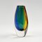 Mid-Century Scandinavian Modern Sommerso Glass Vase by Vicke Lindstrand for Kosta, Sweden, 1960s 1