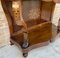 French Marquetry Walnut Console with Drawer, 1950s, Image 11