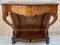 French Marquetry Walnut Console with Drawer, 1950s, Image 2