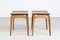 Danish Teak and Oak Stools from Ølholm Møbelfabrik, Denmark, 1960s, Set of 2 4