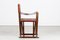 Mid-Century Danish Director's Chair in Elm, Leather & Brass, 1960s, Image 3