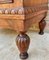 Vintage French Carved Secretaire in Oak, 1940s 14