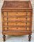 Vintage French Carved Secretaire in Oak, 1940s, Image 1