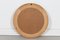 Danish Modern Brutalist Style Round Wall Mirror in Pine, 1980s 7