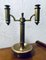 Bauhaus Style Brass Candleholder, 1930s, Image 1