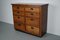 Industrial Belgian Oak Apothecary Cabinet, 1940s 2