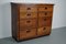 Industrial Belgian Oak Apothecary Cabinet, 1940s 3