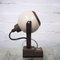 Lámpara de escritorio ajustable vintage con globo ocular, años 70, Imagen 1