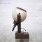 Lámpara de escritorio ajustable vintage con globo ocular, años 70, Imagen 3