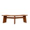 Dining Table and Benches in Elm from Pierre Chapo, 1970s, Set of 5, Image 9