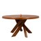 Dining Table and Benches in Elm from Pierre Chapo, 1970s, Set of 5, Image 21