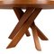 Dining Table and Benches in Elm from Pierre Chapo, 1970s, Set of 5, Image 10