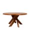 Dining Table and Benches in Elm from Pierre Chapo, 1970s, Set of 5, Image 3