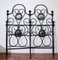 Wrought Iron Double Bed, Italy, 1890s 1
