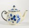 Teapot in White & Blue Ceramic from Brocca Rogue, 1950s 2