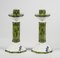 Bamboo Shape Ceramic Candleholders from Costa, Italy, 1960s, Set of 2, Image 2